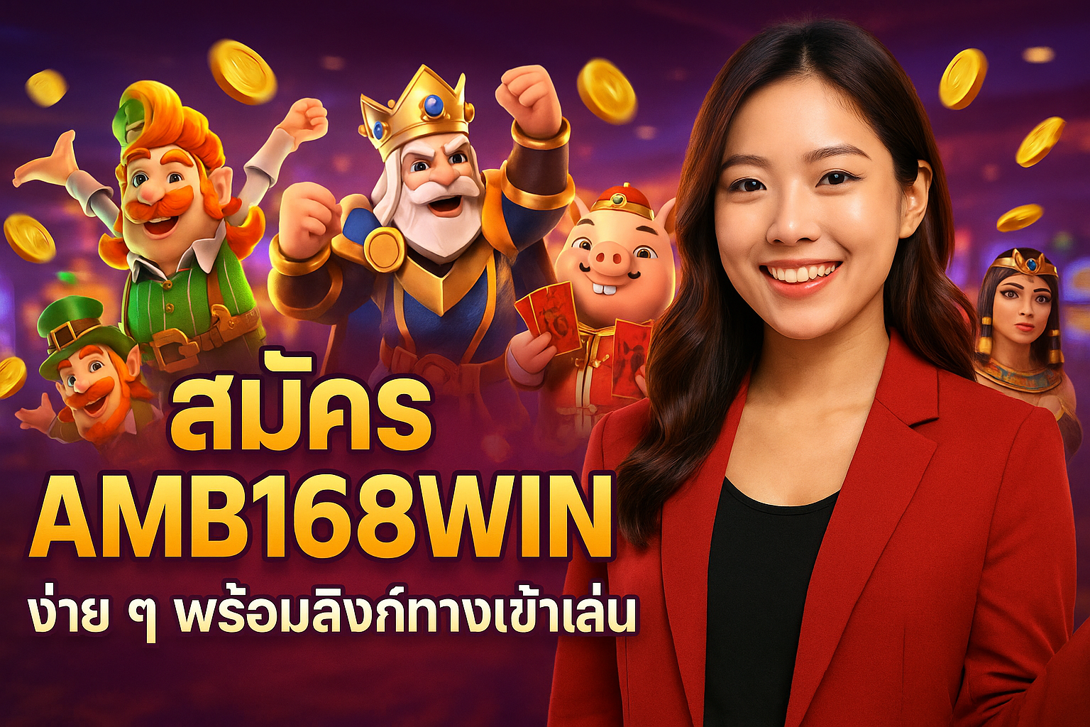 สมัคร AMB168WIN ง่าย ๆ พร้อมลิงก์ทางเข้าเล่น
