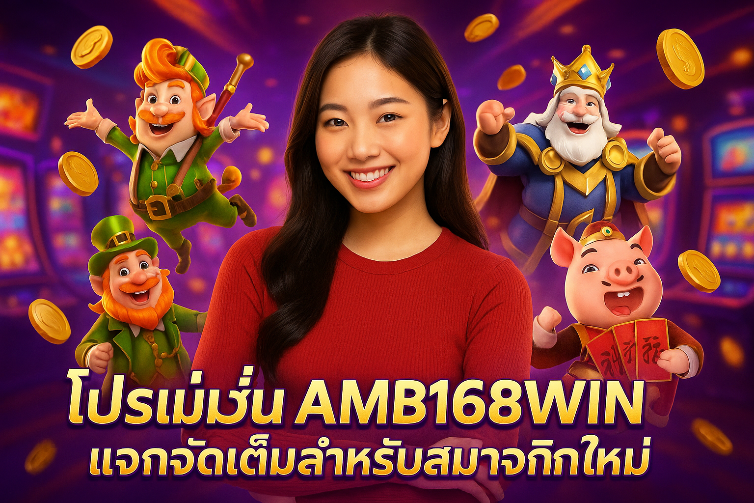 โปรโมชั่น AMB168WIN แจกจัดเต็มสำหรับสมาชิกใหม่