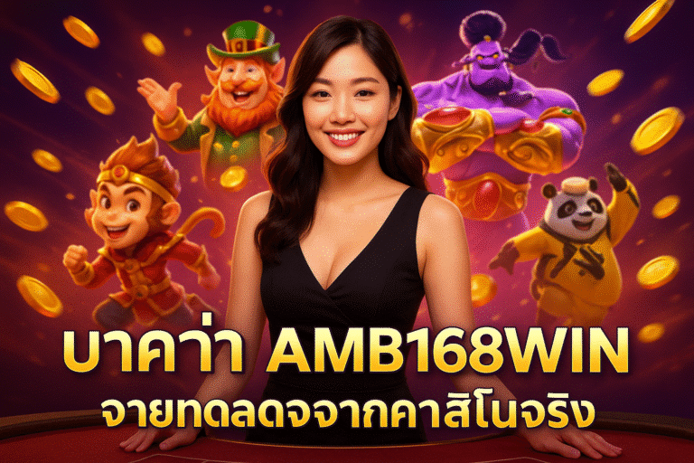 บาคาร่า AMB168WIN ถ่ายทอดสดจากคาสิโนจริง