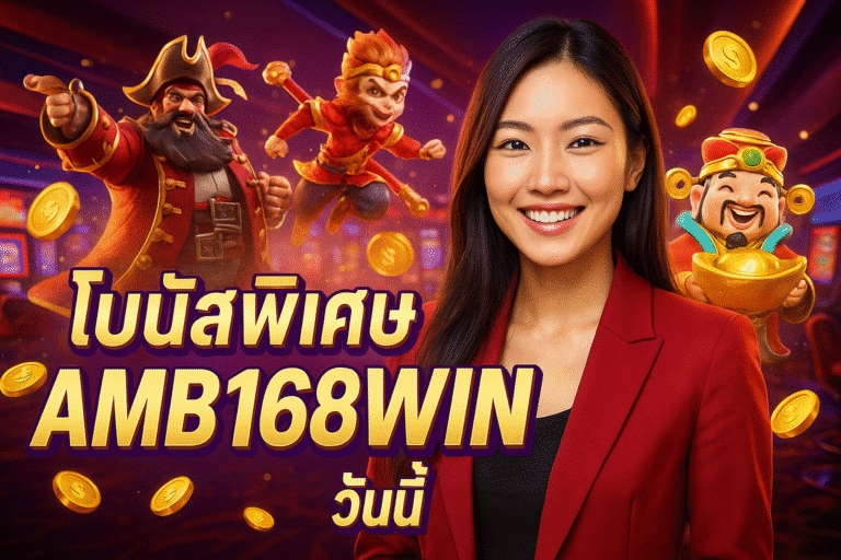 โบนัสพิเศษ AMB168WIN ที่ต้องลองวันนี้